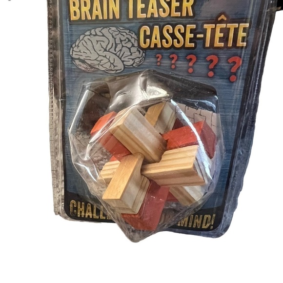 Brain Teaser Casse-Tete Real Wood 3D Puzzle - Picture 3 of 7